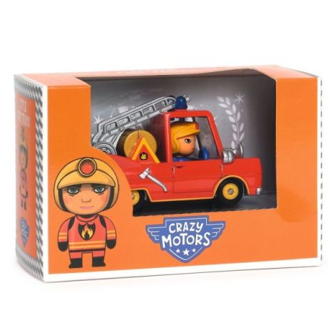 Masina de pompieri Colectia Crazy Motors, Djeco DJ05459 - poza 3