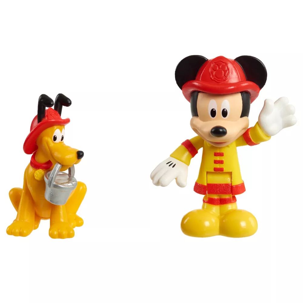Masina de pompieri cu figurina Disney Mickey Mouse si Pluto - poza 4