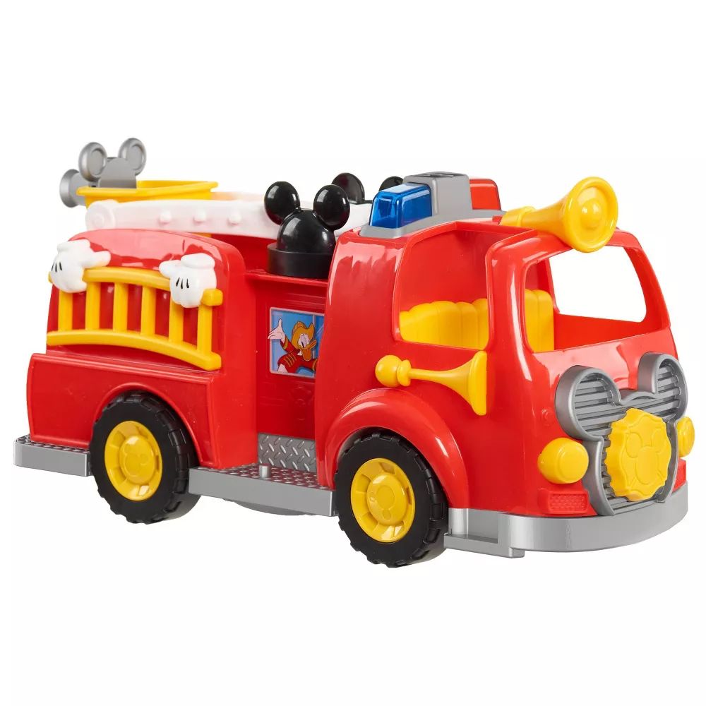 Masina de pompieri cu figurina Disney Mickey Mouse si Pluto - poza 5