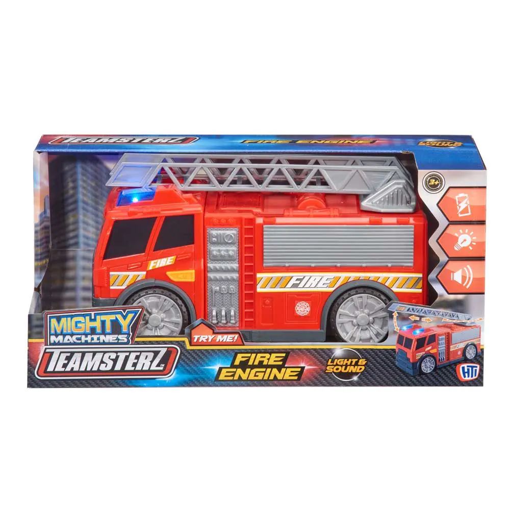 Masina de pompieri cu lumini si sunete Teamsterz - poza 3