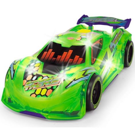 Masina Dickie Toys Speed Tronic 20 cm verde cu lumini si sunete - poza 4