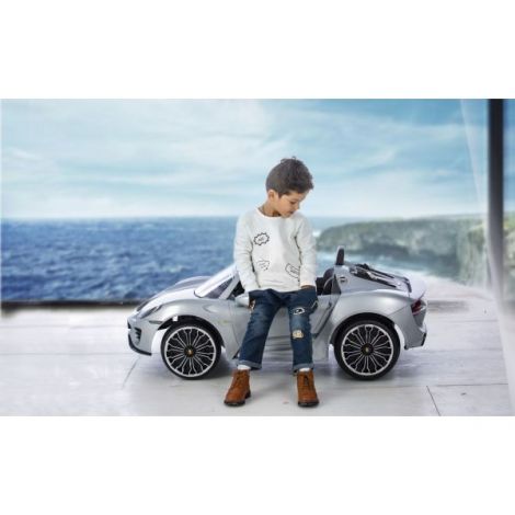 Masina electrica copii porche 918 spyder, 12v, cu telecomanda - poza 4