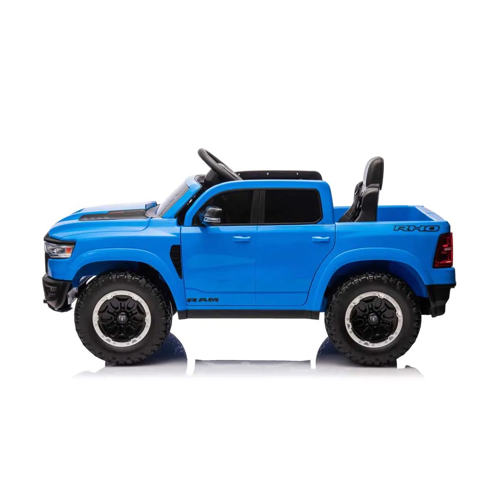 Masina electrica copii RAM Dodge 12V cu telecomanda albastra ZB618 - poza 2