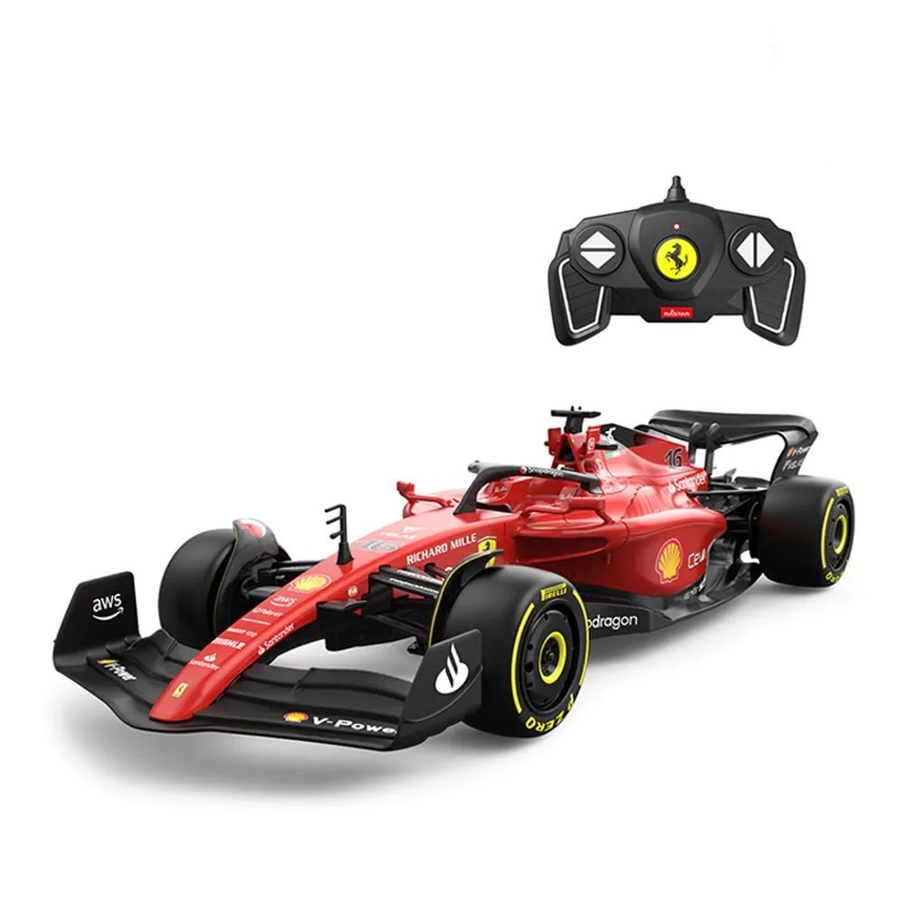 Masina F1 cu telecomanda Rastar Ferrari F1-75 Charles Leclerc 1:18 - poza 1