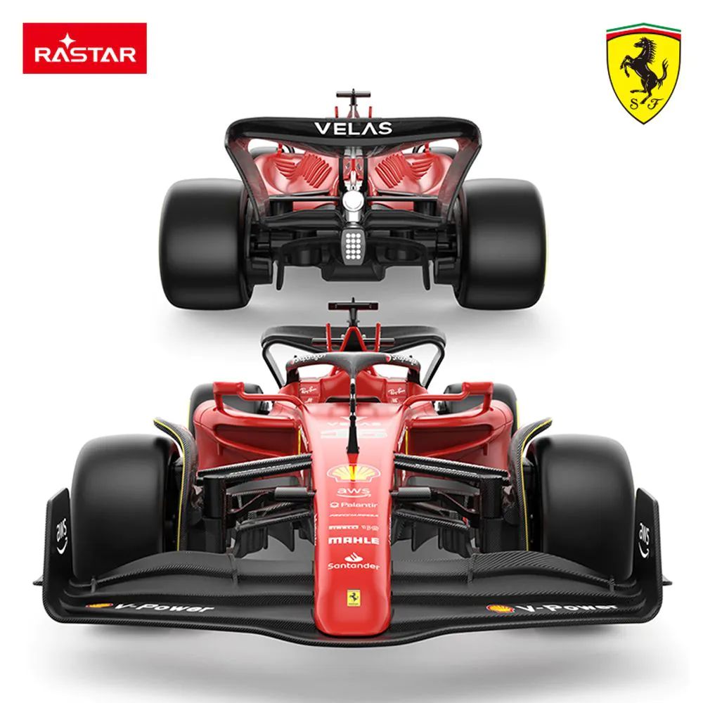 Masina F1 cu telecomanda Rastar Ferrari F1-75 Charles Leclerc 1:18 - poza 2