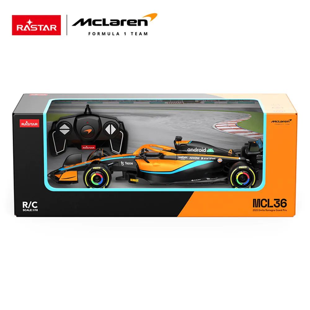 Masina F1 cu telecomanda Rastar McLaren MCL36 1:18 - poza 4