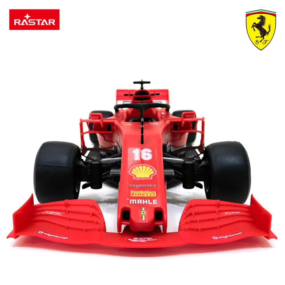 Masina F1 de asamblat cu telecomanda Rastar Ferrari SF1000 Charles Leclerc 1:16 - poza 2