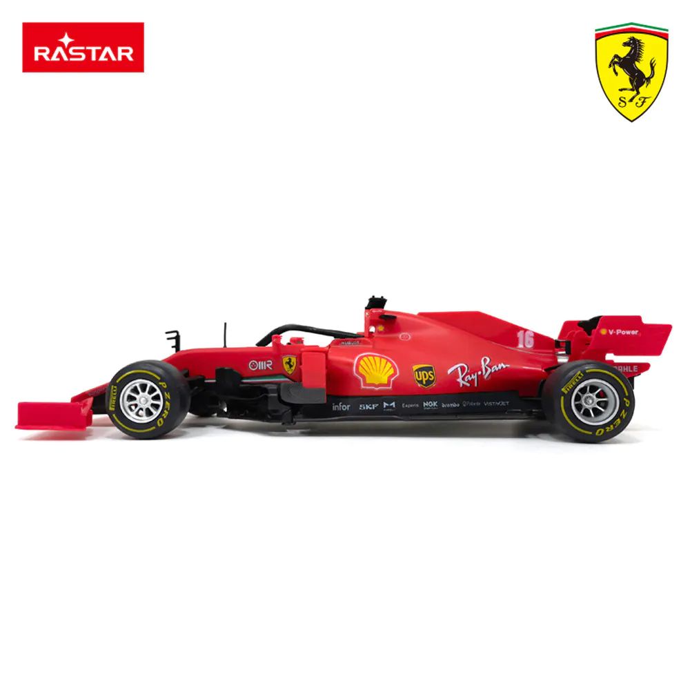 Masina F1 de asamblat cu telecomanda Rastar Ferrari SF1000 Charles Leclerc 1:16 - poza 3