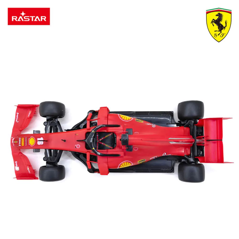 Masina F1 de asamblat cu telecomanda Rastar Ferrari SF1000 Charles Leclerc 1:16 - poza 5