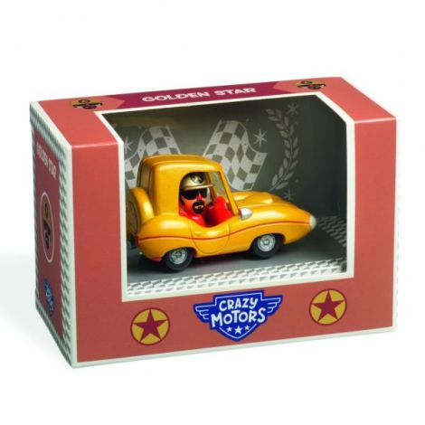 Masina Golden Star, Colectia Crazy Motors, Djeco - poza 1