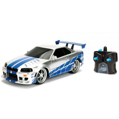 Masina Jada Toys Fast and Furious Nissan Skyline GTR 1:24 cu telecomanda - poza 1