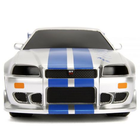Masina Jada Toys Fast and Furious Nissan Skyline GTR 1:24 cu telecomanda - poza 2
