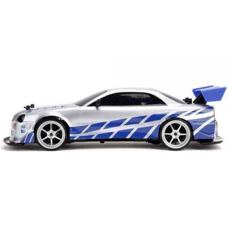 Masina Jada Toys Fast and Furious Nissan Skyline GTR Drift cu anvelope si telecomanda - poza 4