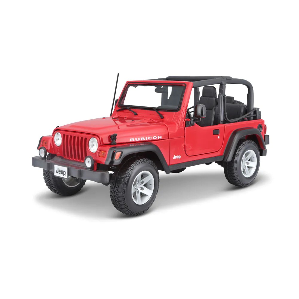 Masina Maisto Special Edition Jeep Wrangler Rubicon 1:18 Rosu - poza 1