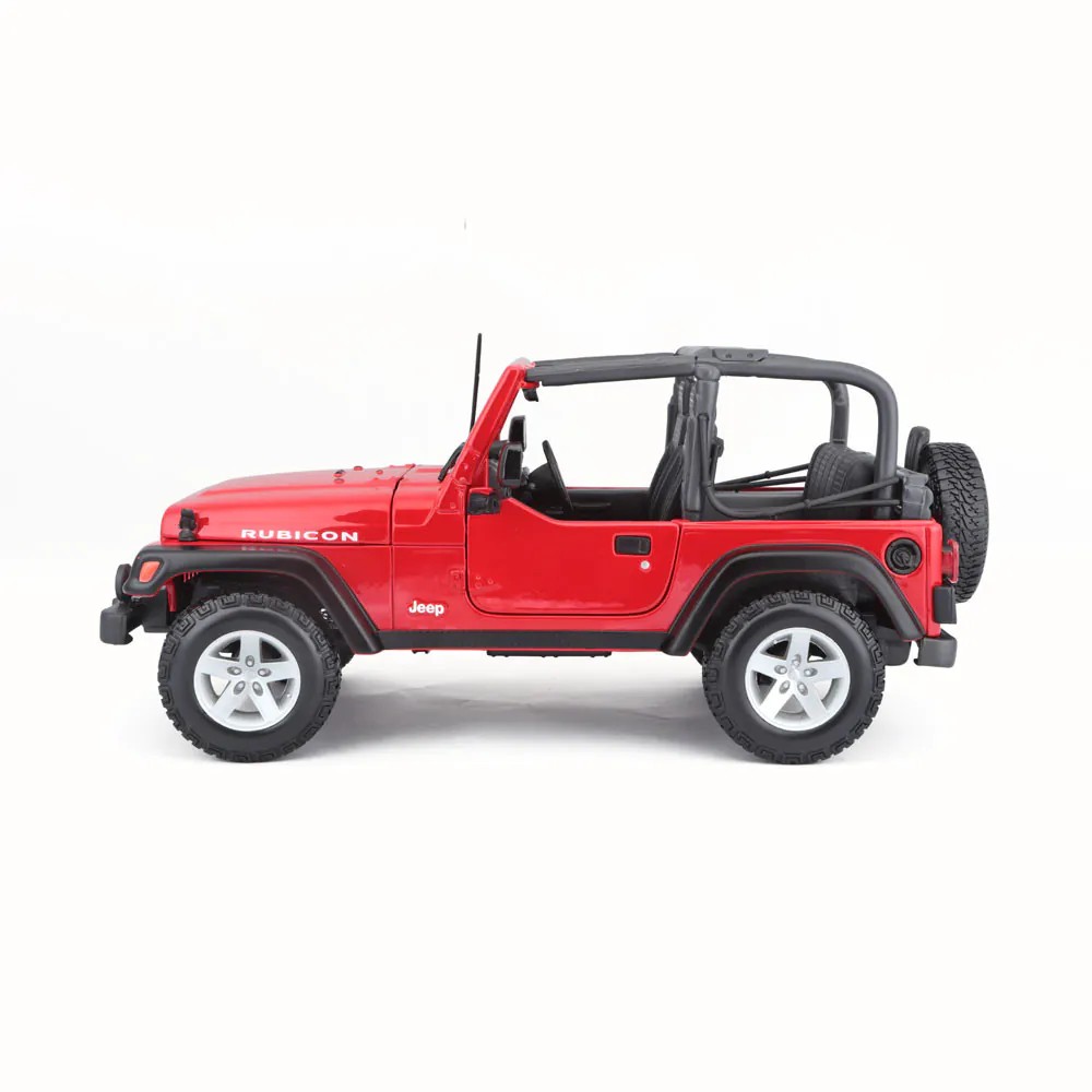 Masina Maisto Special Edition Jeep Wrangler Rubicon 1:18 Rosu - poza 5