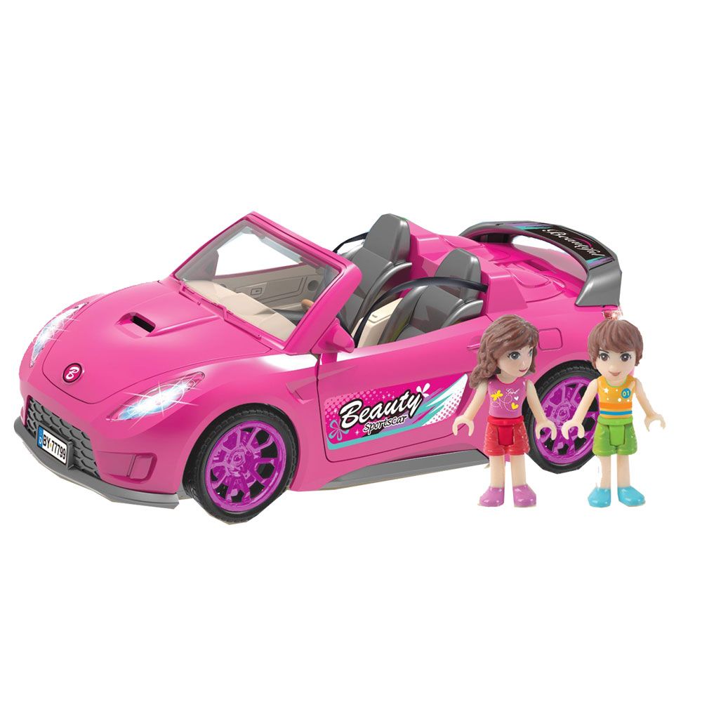 Masina pentru papusi cu 2 figurine Beauty SportCar - poza 1