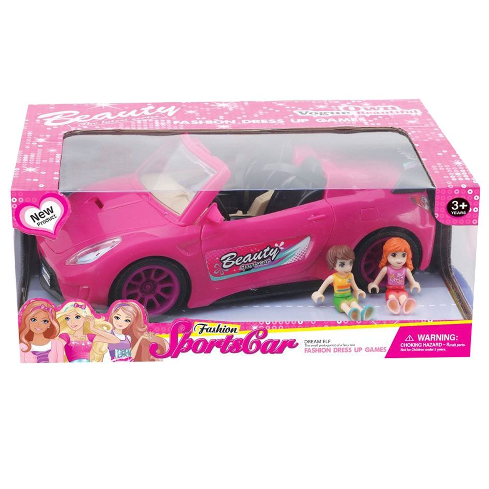 Masina pentru papusi cu 2 figurine Beauty SportCar - poza 2