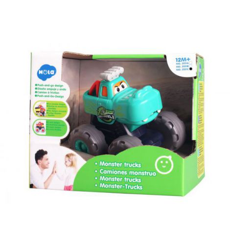 Masinuta Bebe Monster Truck Crocodilul - poza 1