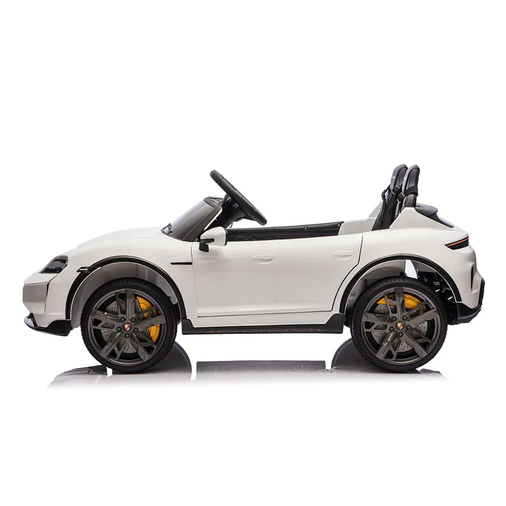 Masinuta cu Acumulatori Pinghu Porsche Taycan 12V Alb - poza 2