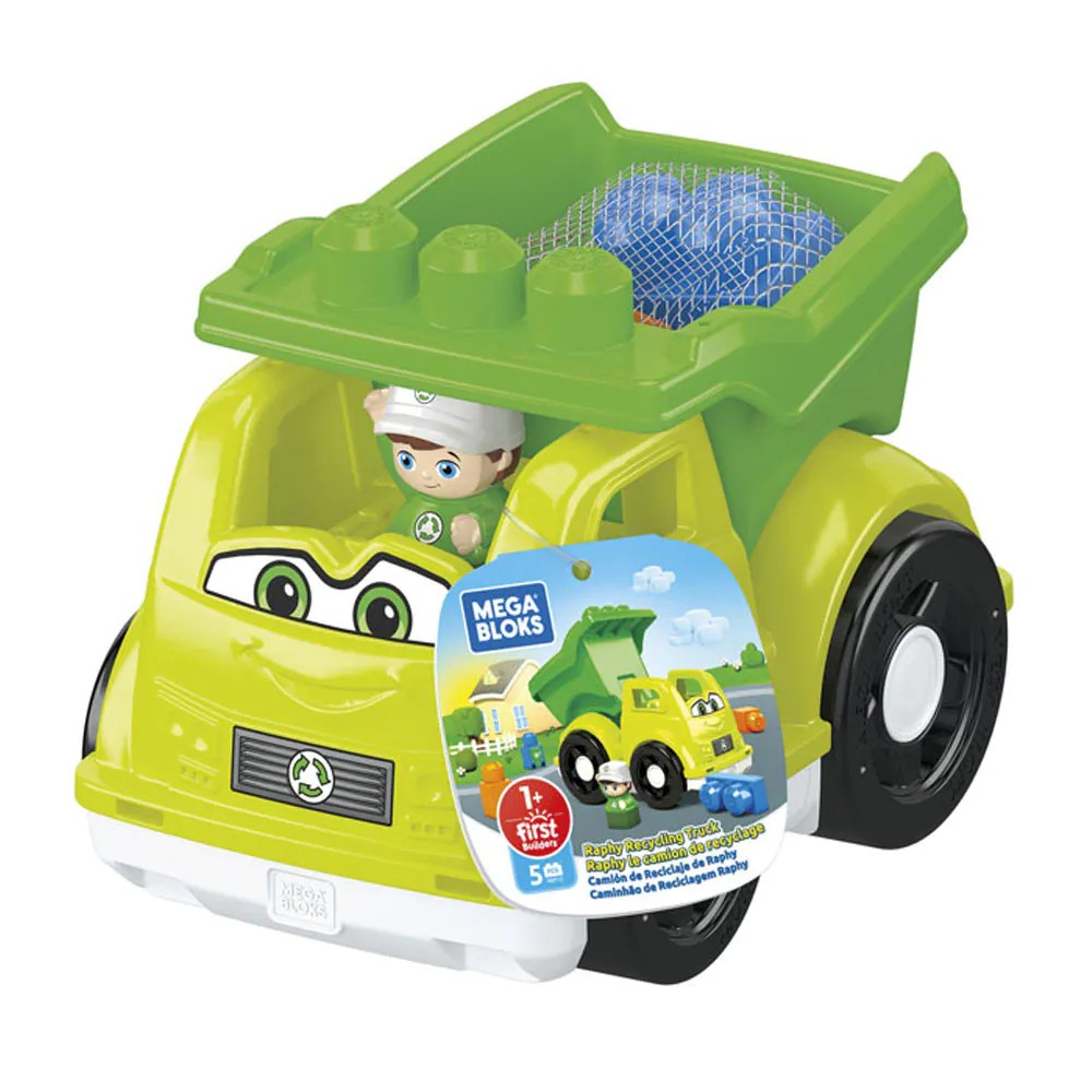 Masinuta cu cuburi de construit Mega Blocks First Builders - poza 1