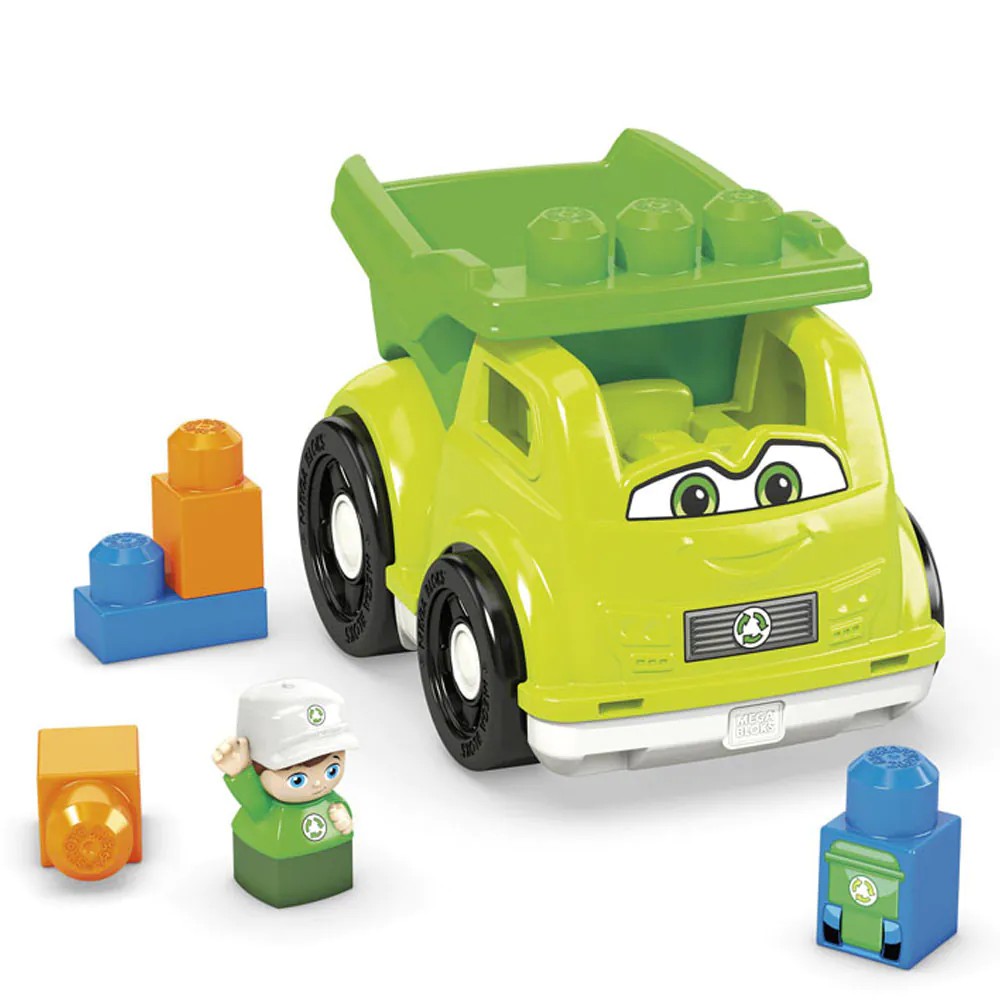 Masinuta cu cuburi de construit Mega Blocks First Builders - poza 2