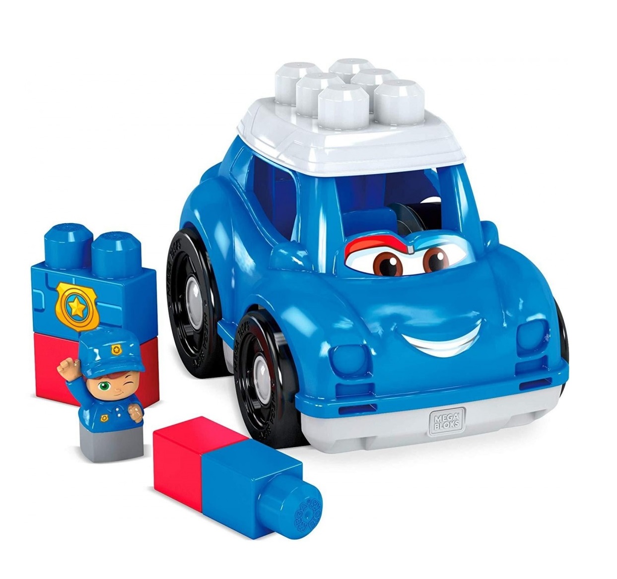 Masinuta cu cuburi de construit Mega Blocks First Builders - poza 3