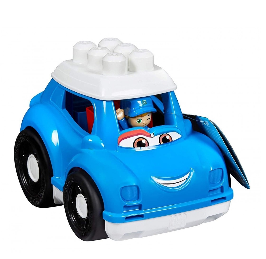 Masinuta cu cuburi de construit Mega Blocks First Builders - poza 5