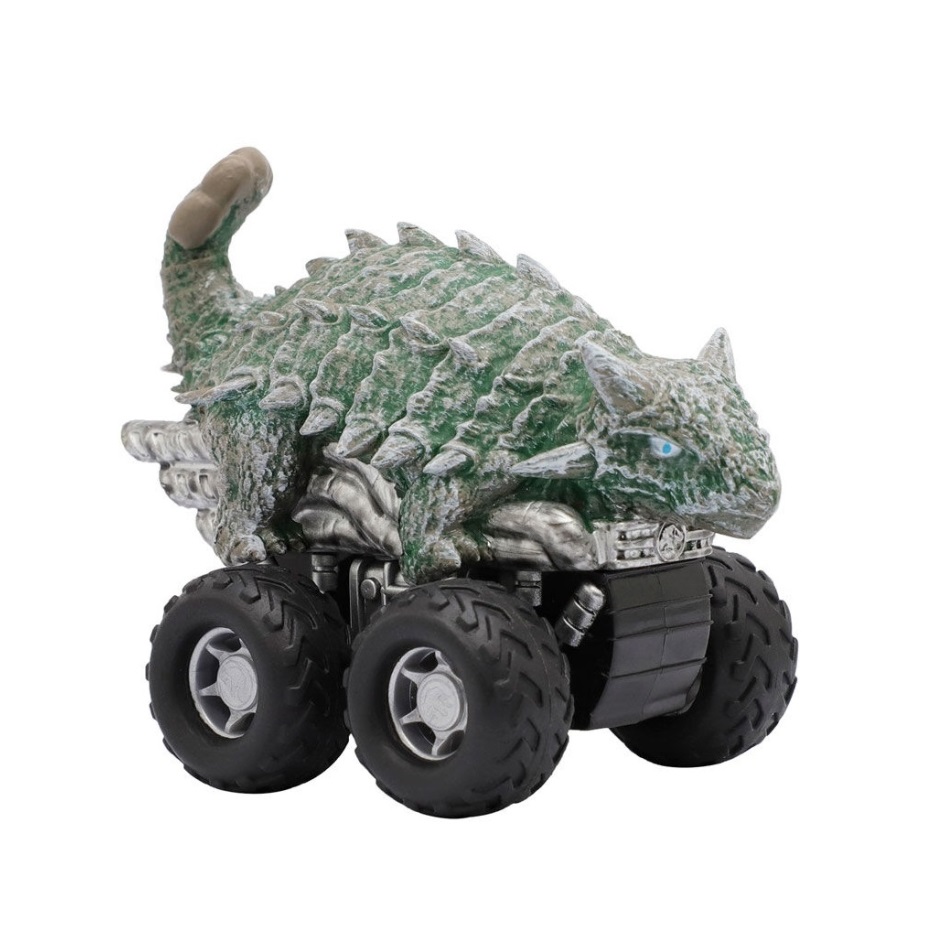 Masinuta cu figurina Jurassic Zoom Riders Dinovehicle - poza 1