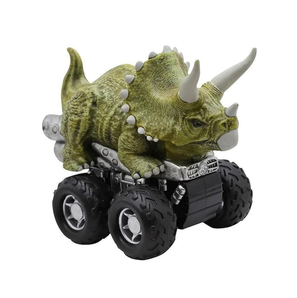 Masinuta cu figurina Jurassic Zoom Riders Dinovehicle - poza 3