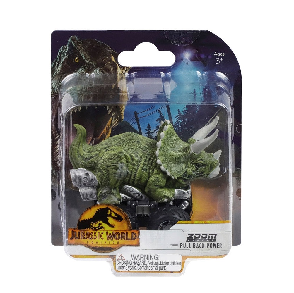 Masinuta cu figurina Jurassic Zoom Riders Dinovehicle - poza 4