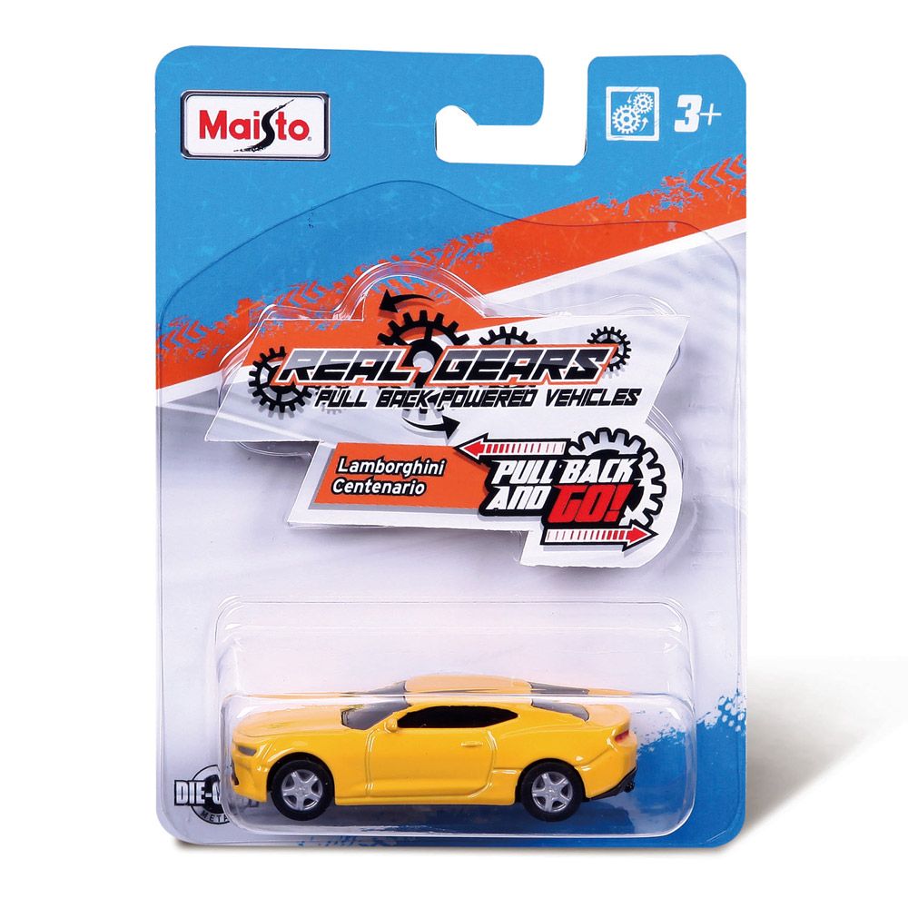 Masinuta cu pull back Maisto Real Gears - poza 2