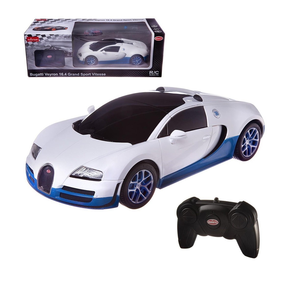 Masinuta cu telecomanda Bugatti Veyron 16.4 Grand Sport Vitesse 1:18 - poza 3