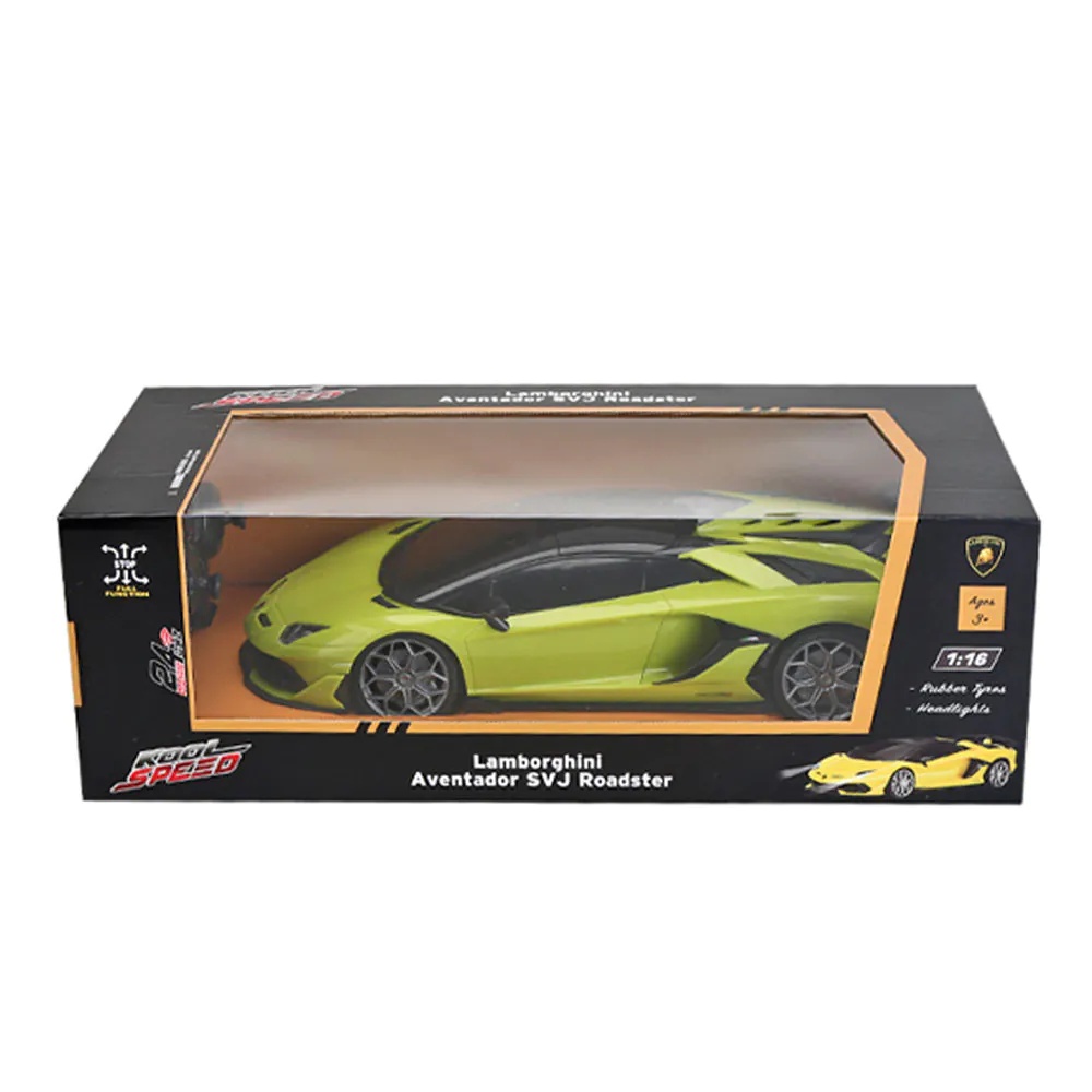 Masinuta cu telecomanda Lamborghini Aventador SVJ Roadster 1:16 Kool Speed - poza 2