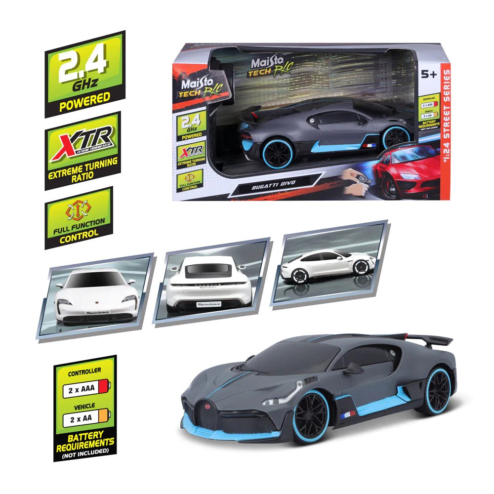 Masinuta cu telecomanda Maisto Tech Bugatti Divo 1:24 - poza 4