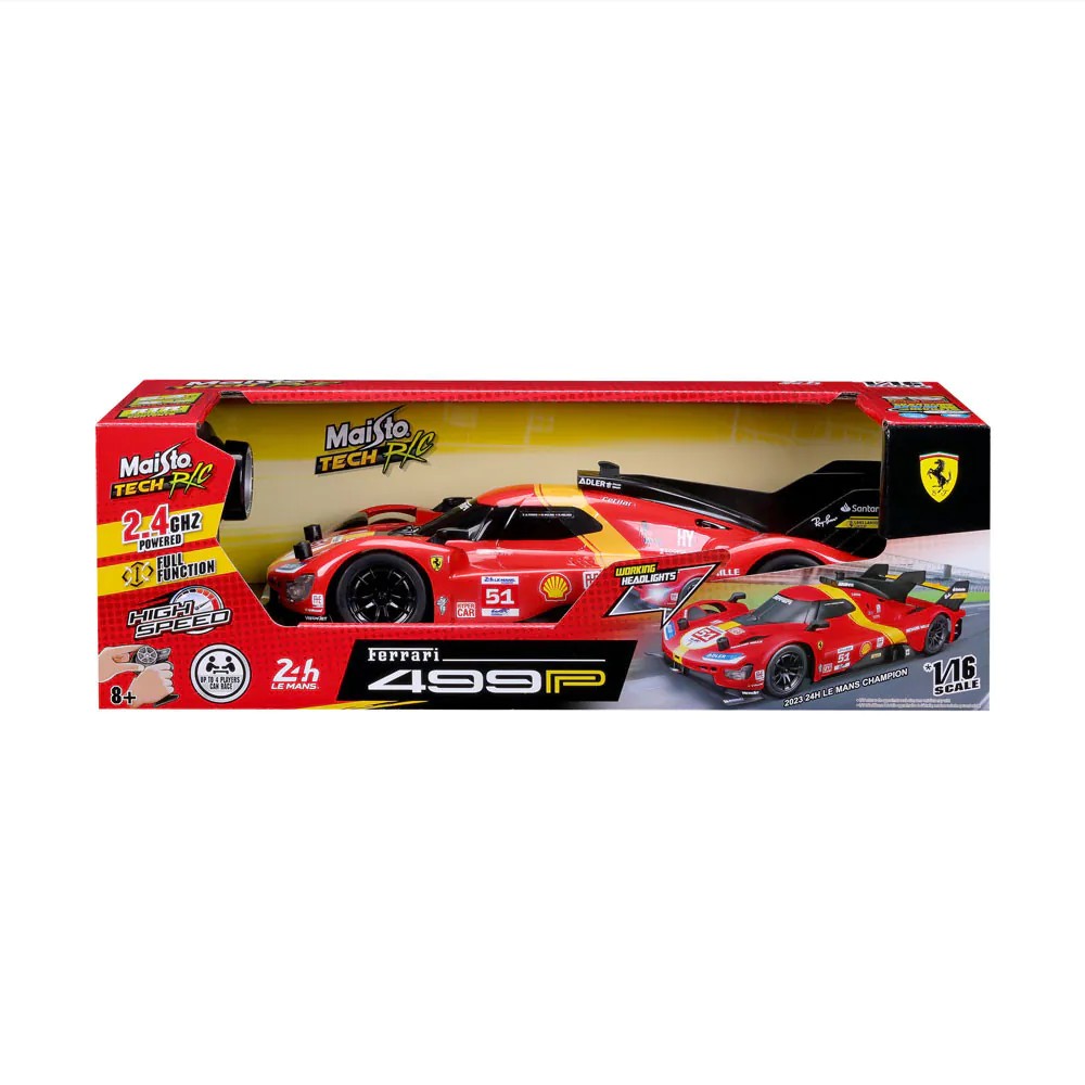 Masinuta cu telecomanda Maisto Tech Formula Ferrari 499P LMH 1:16 - poza 2