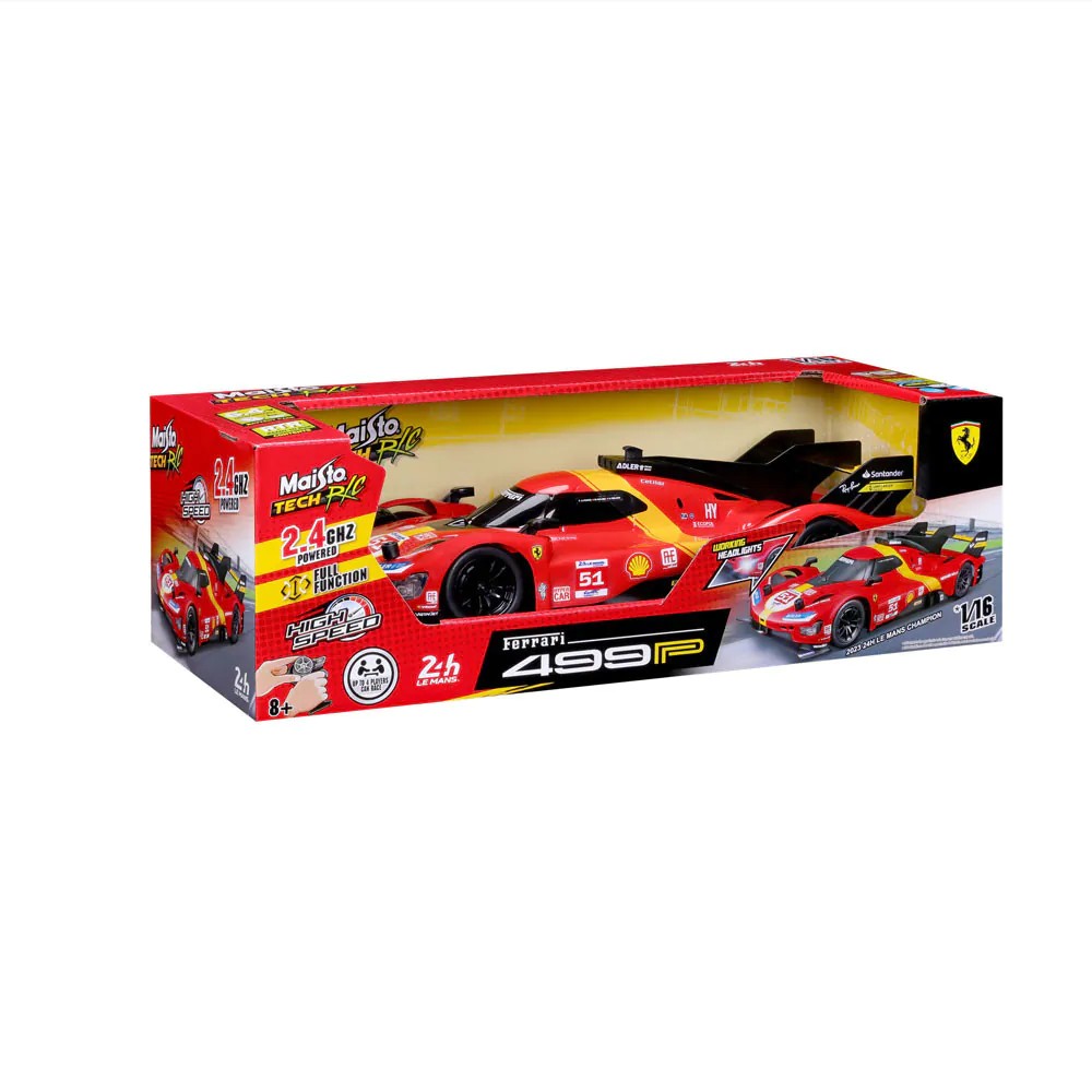 Masinuta cu telecomanda Maisto Tech Formula Ferrari 499P LMH 1:16 - poza 3