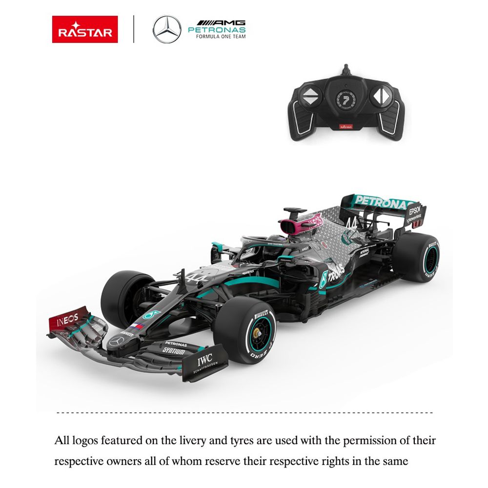 Masinuta cu telecomanda Mercedes AMG F1 W11 EQ Performance 1:18 - poza 4