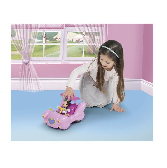Masinuta cu telecomanda Minnie Fashion cu figurina - poza 2
