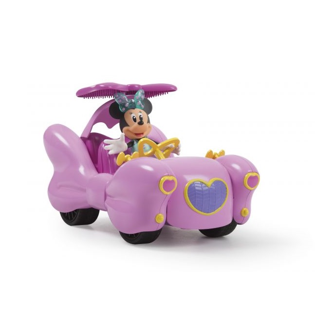 Masinuta cu telecomanda Minnie Fashion cu figurina - poza 3
