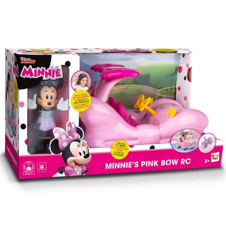 Masinuta cu telecomanda Minnie Fashion cu figurina - poza 4
