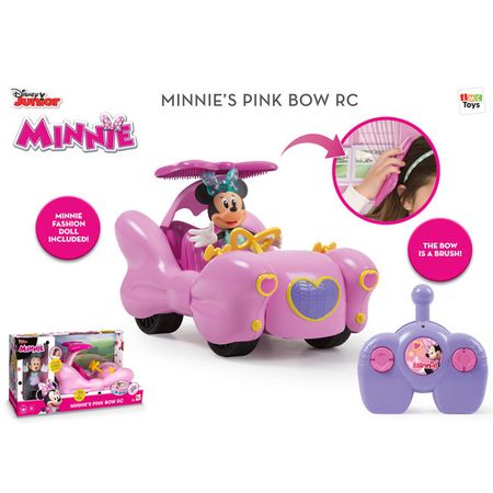 Masinuta cu telecomanda Minnie Fashion cu figurina - poza 5