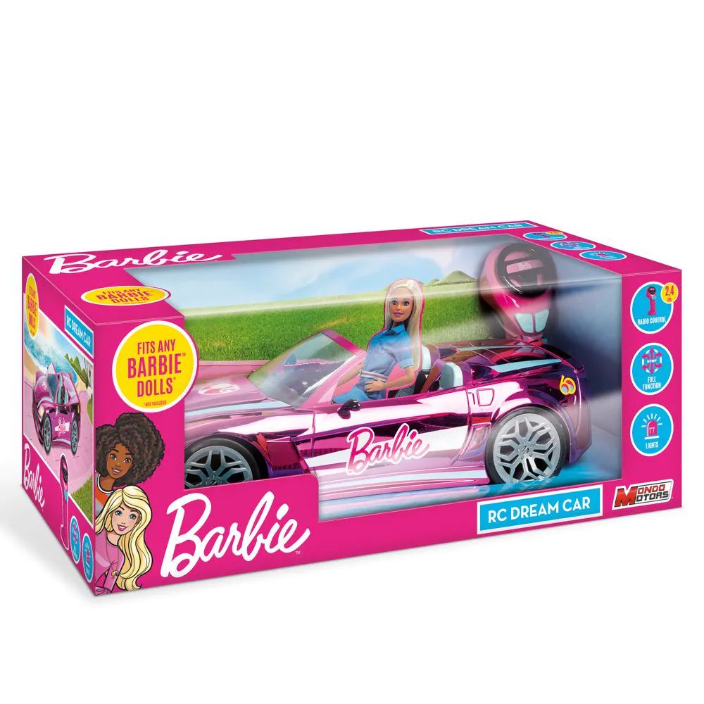 Masinuta cu telecomanda Mondo Barbie Dream Car - poza 2