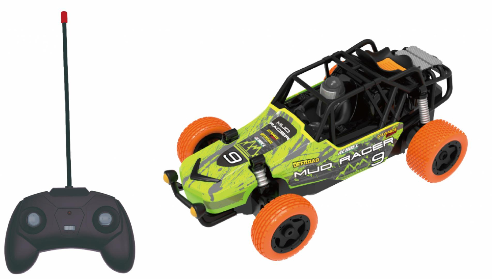 MASINUTA CU TELECOMANDA NITRO RACER, SCARA 1 24, 19CM, VERDE