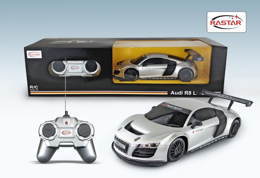 Masinuta cu telecomanda Rastar Audi R8 1:24 - poza 3