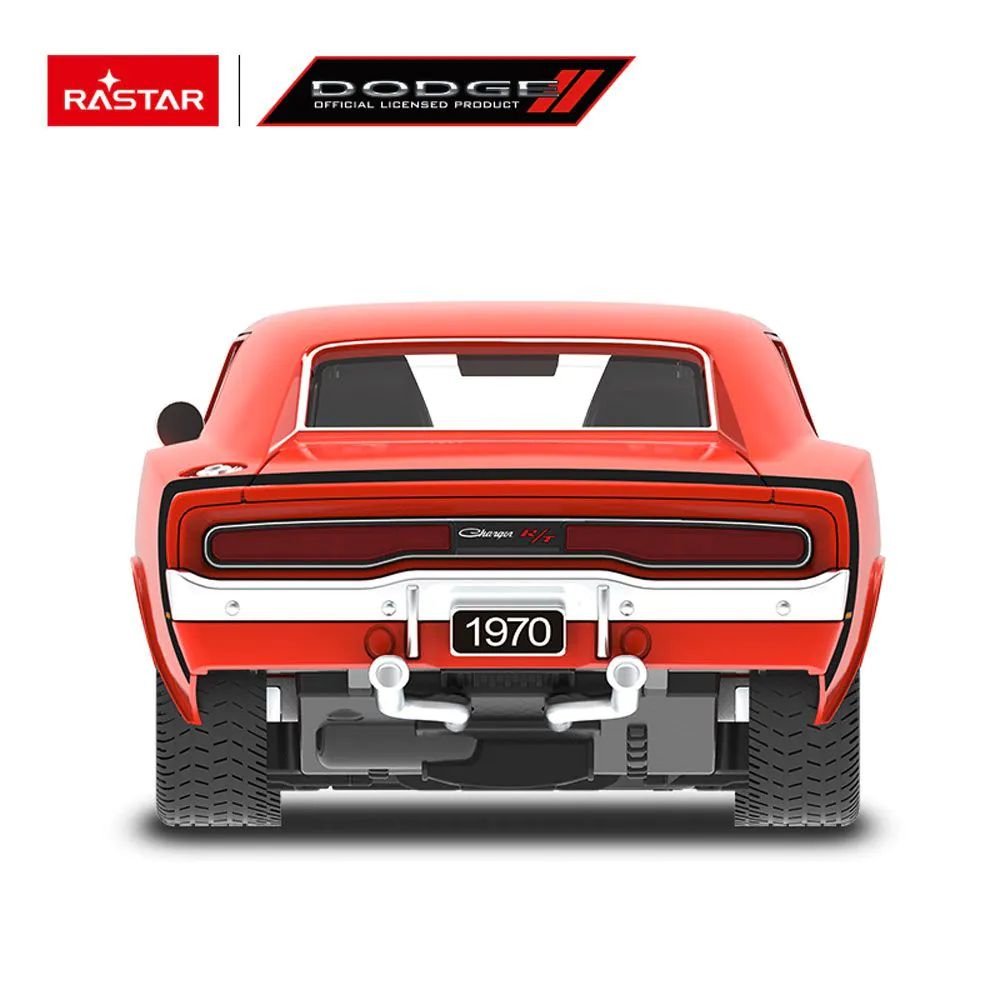 Masinuta cu telecomanda Rastar Dodge Charger Open Trunk 1970 1:16 - poza 5