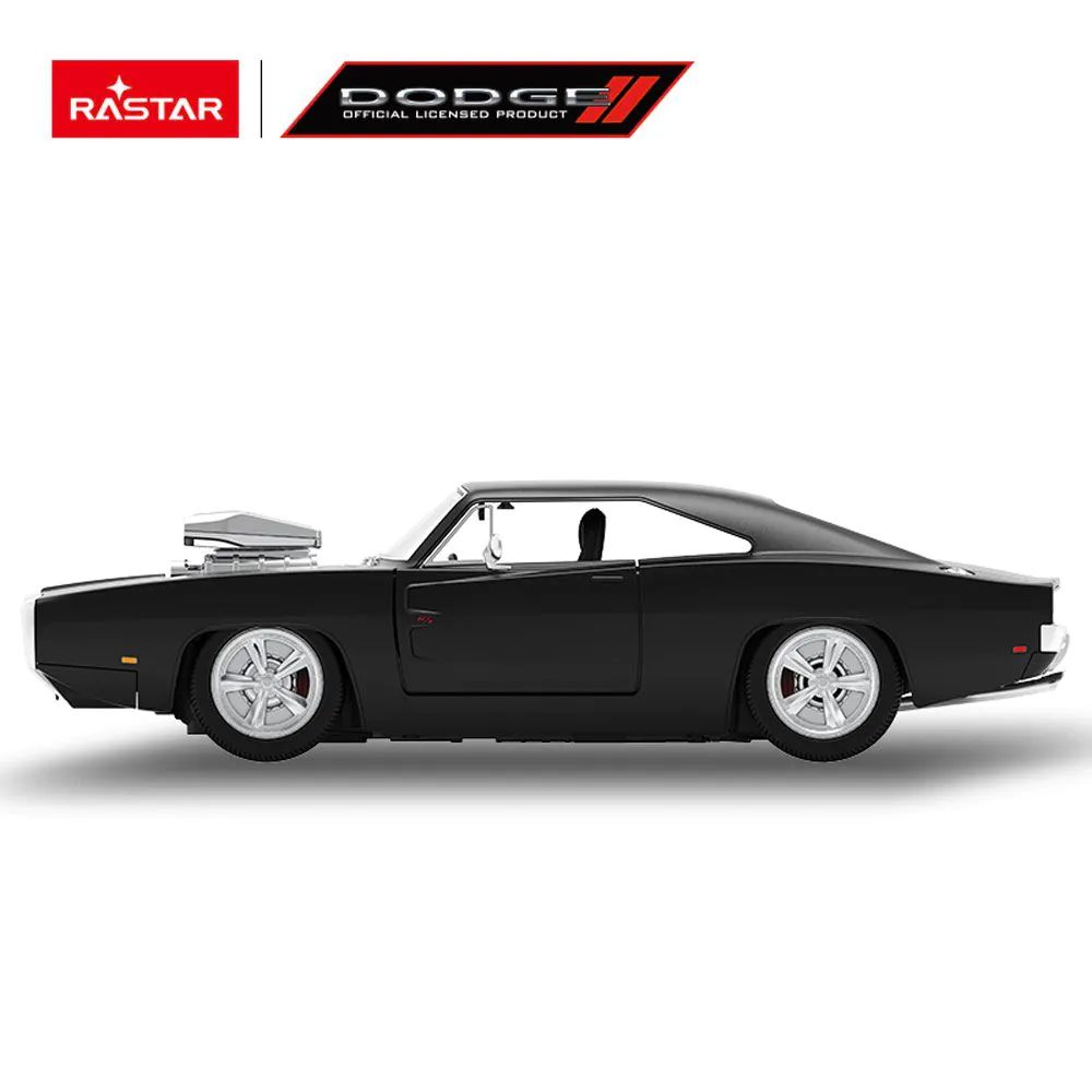Masinuta cu telecomanda Rastar Dodge Charger Shown Engine 1970 1:16 - poza 5