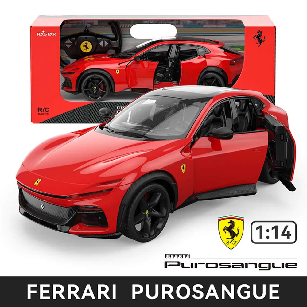 Masinuta cu Telecomanda Rastar Ferrari Purosangue 2.4 GHz Scara 1:14 Rosu - poza 2