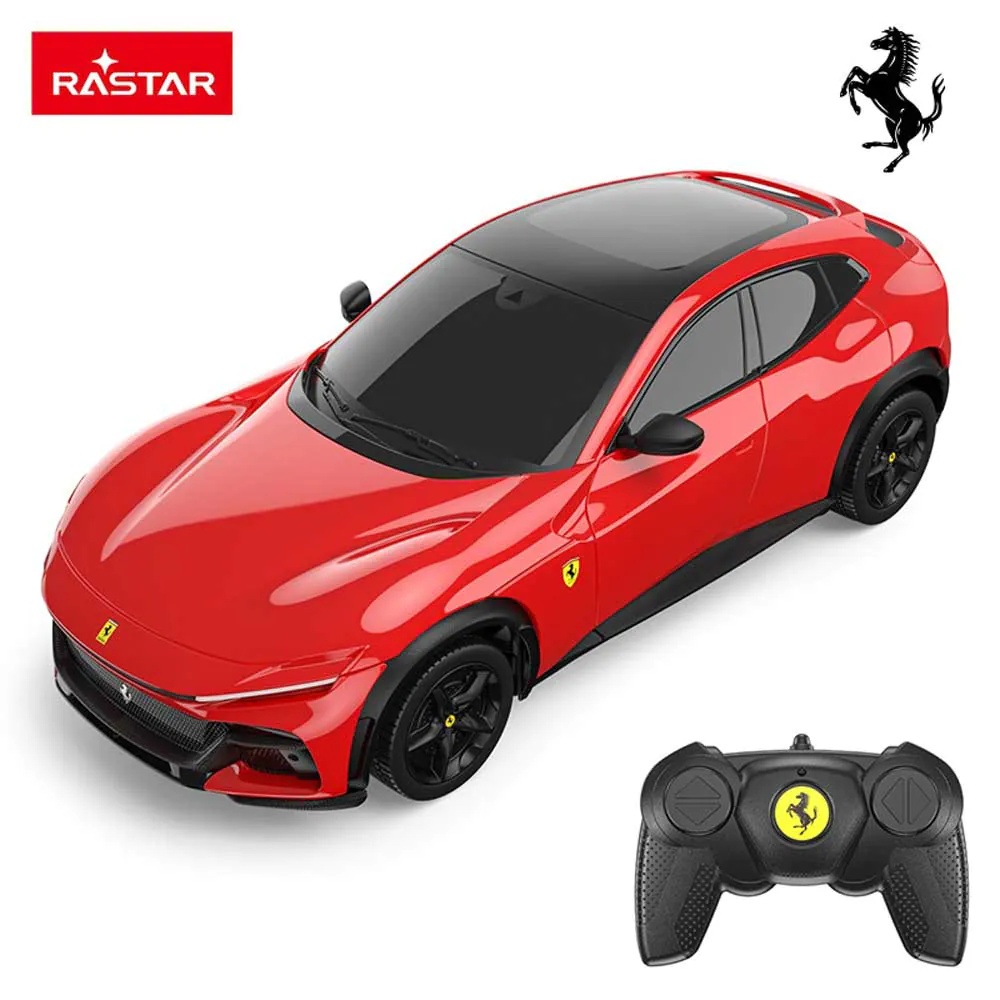 Masinuta cu Telecomanda Rastar Ferrari Purosangue 2.4 GHz Scara 1:24 Rosu - poza 1