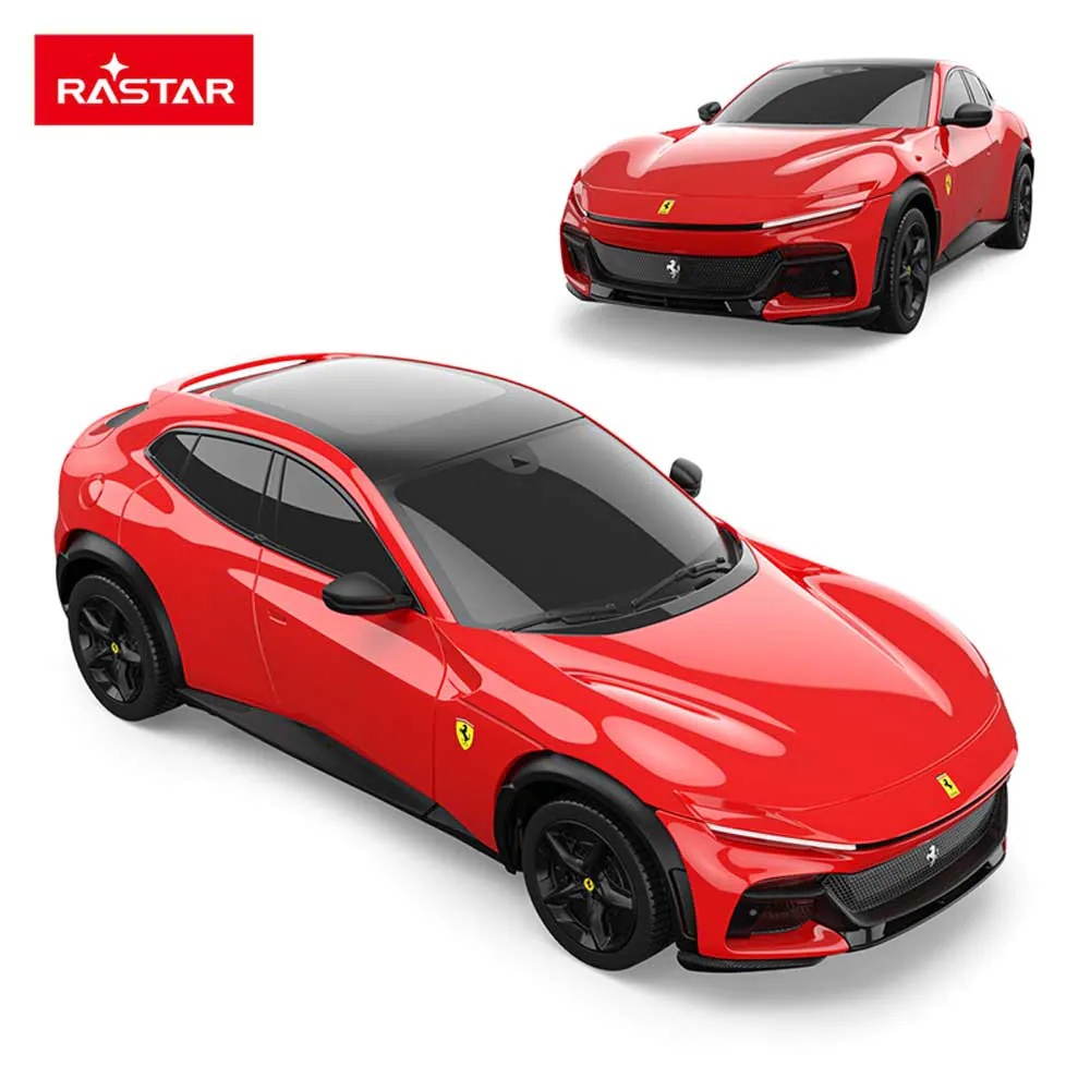 Masinuta cu Telecomanda Rastar Ferrari Purosangue 2.4 GHz Scara 1:24 Rosu - poza 2