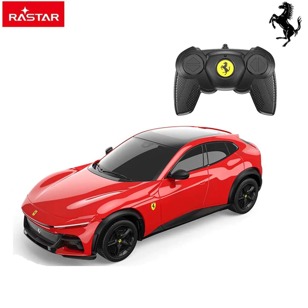 Masinuta cu Telecomanda Rastar Ferrari Purosangue 2.4 GHz Scara 1:24 Rosu - poza 4